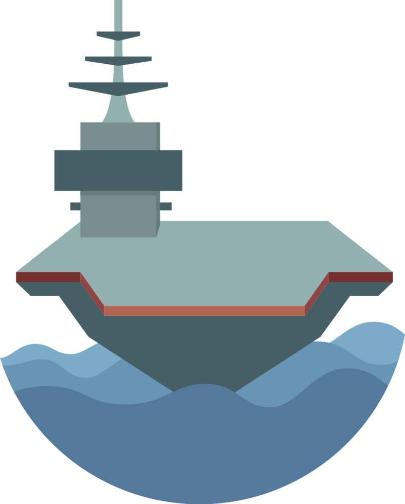 combat ship vector