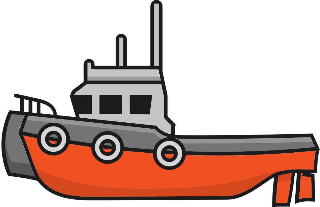 tugboat vector