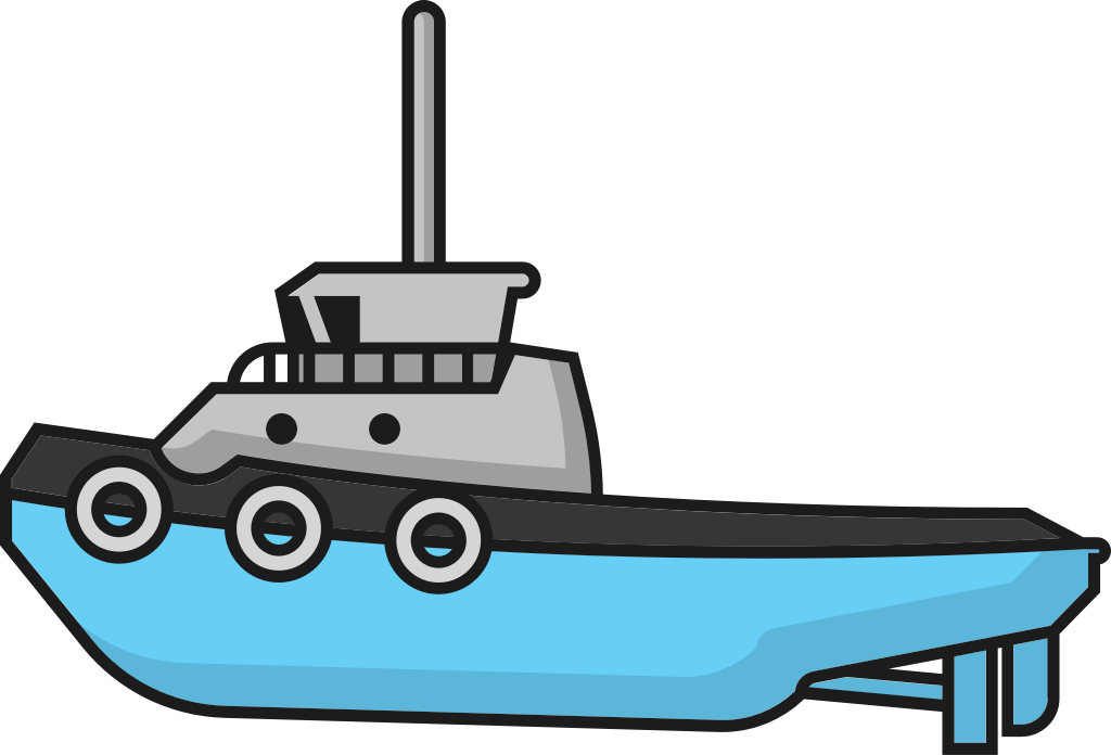 fishing ship vector