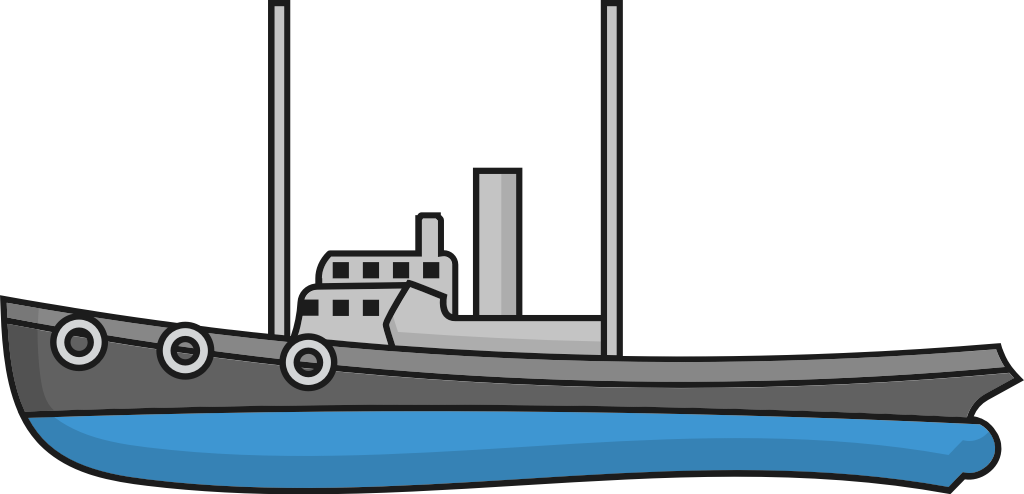 fishing ship vector