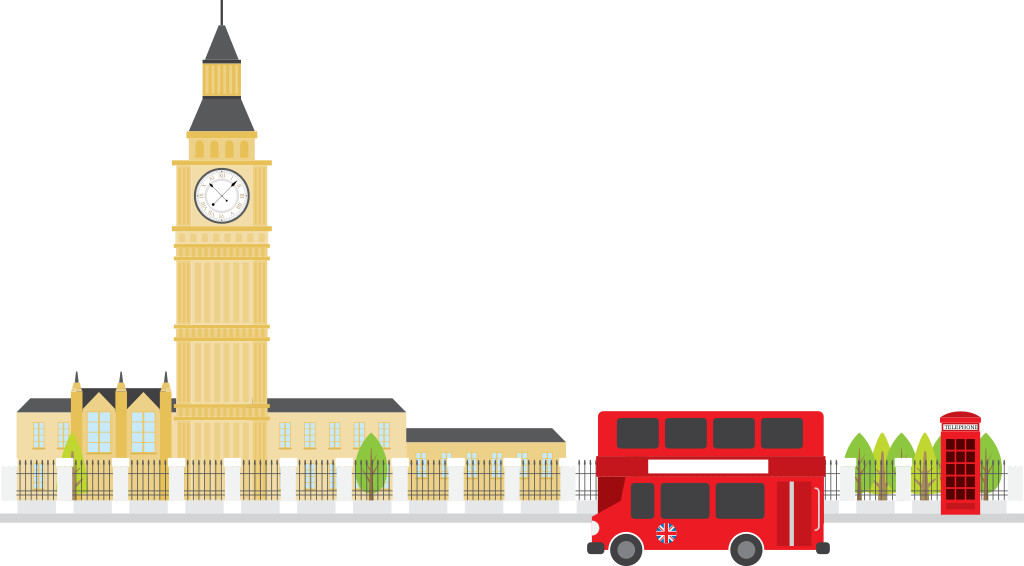 ciudad Londres punto de referencia vector