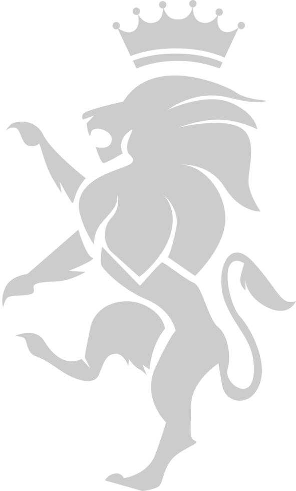 Crest Lion Rampant vector