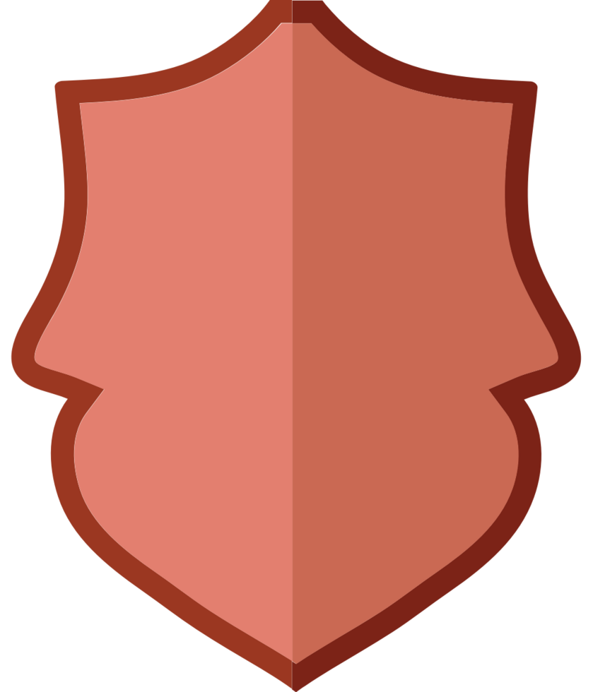 Crest shield vector
