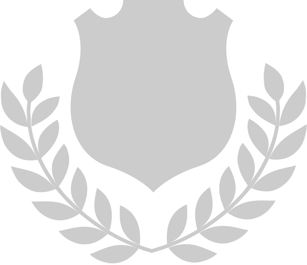 Shield olive wreath vector