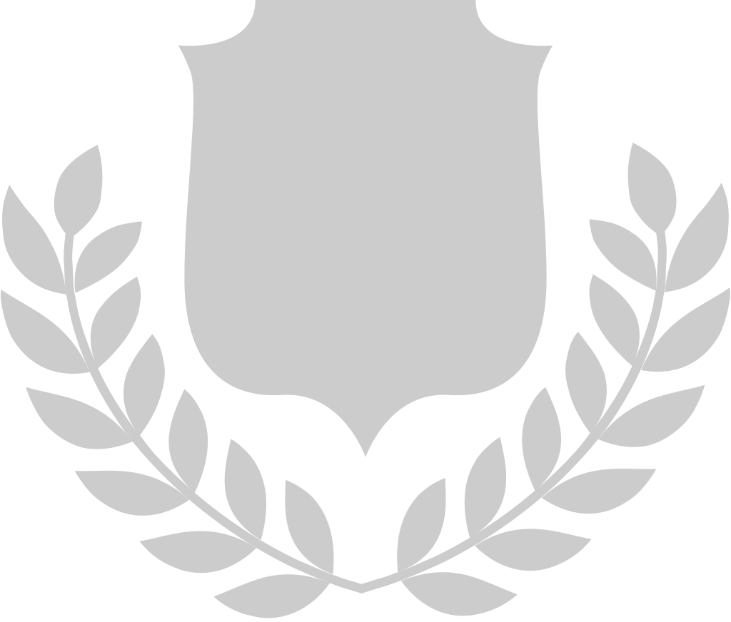 Shield olive wreath vector