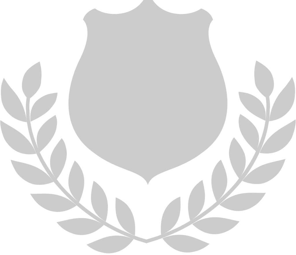 Shield olive wreath vector