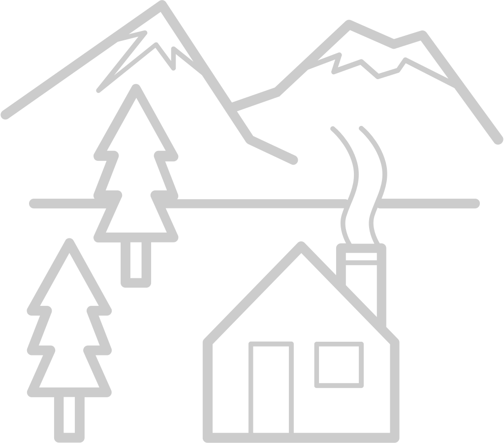 Mountain and Resort vector