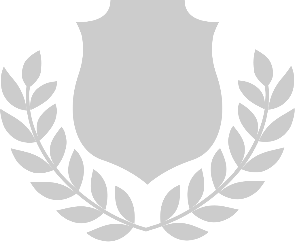 Shield olive wreath vector