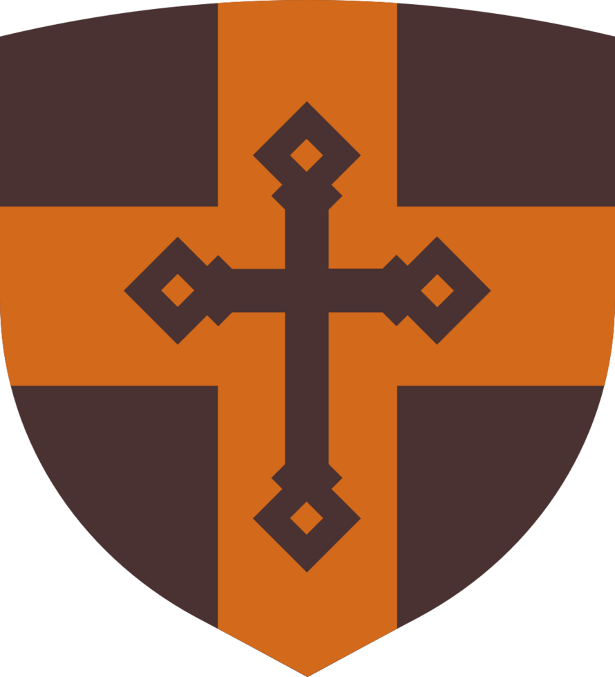 Medieval blason crest vector