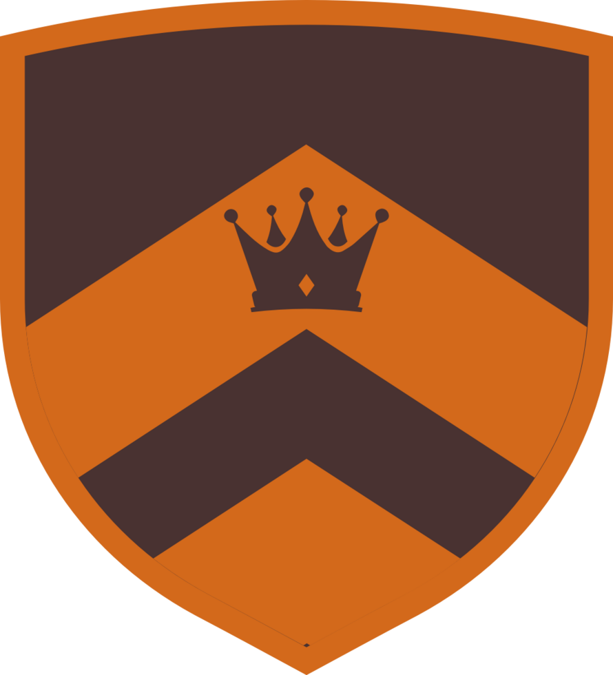 Medieval blason crest vector