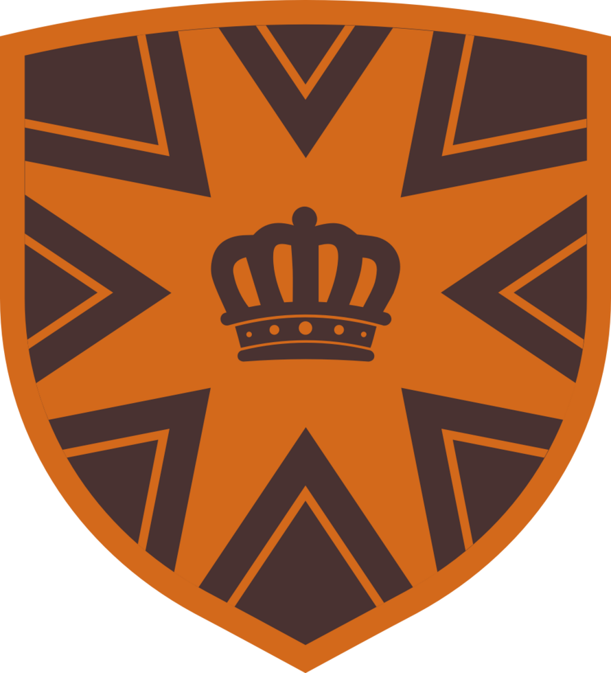 Medieval blason crest vector