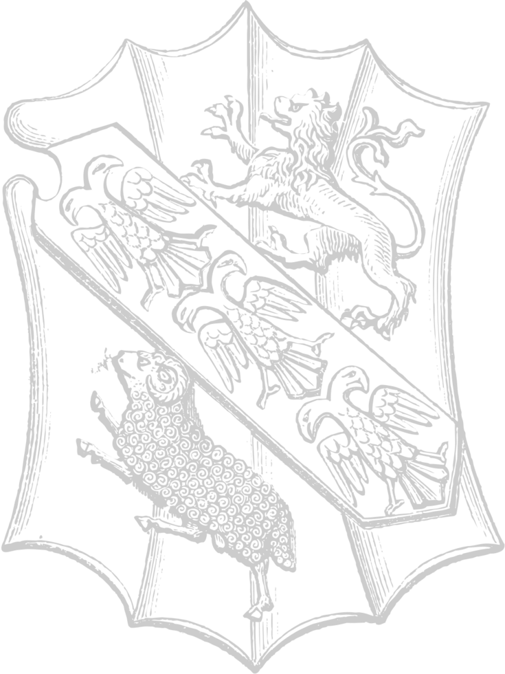 Crest heraldic emblem vector