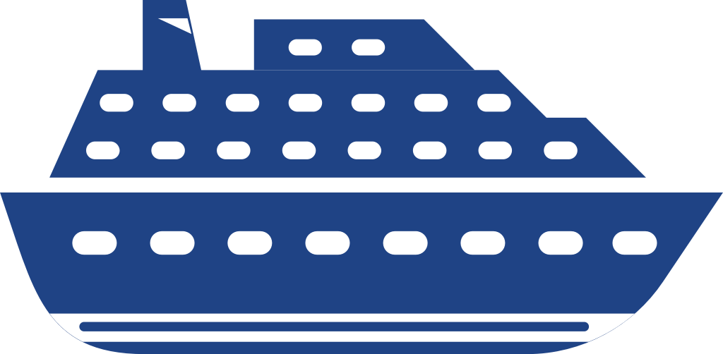 cruise ship vector