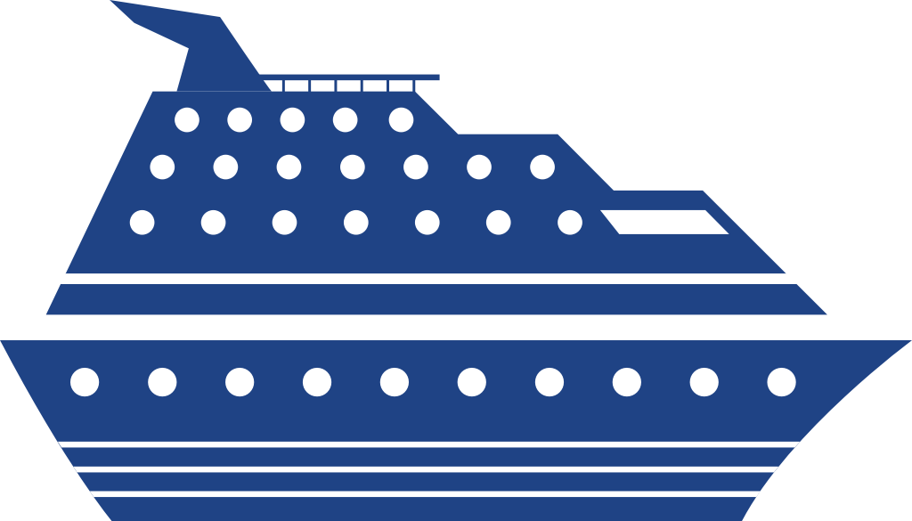 cruise ship vector
