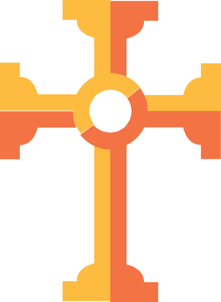 Cross christian vector