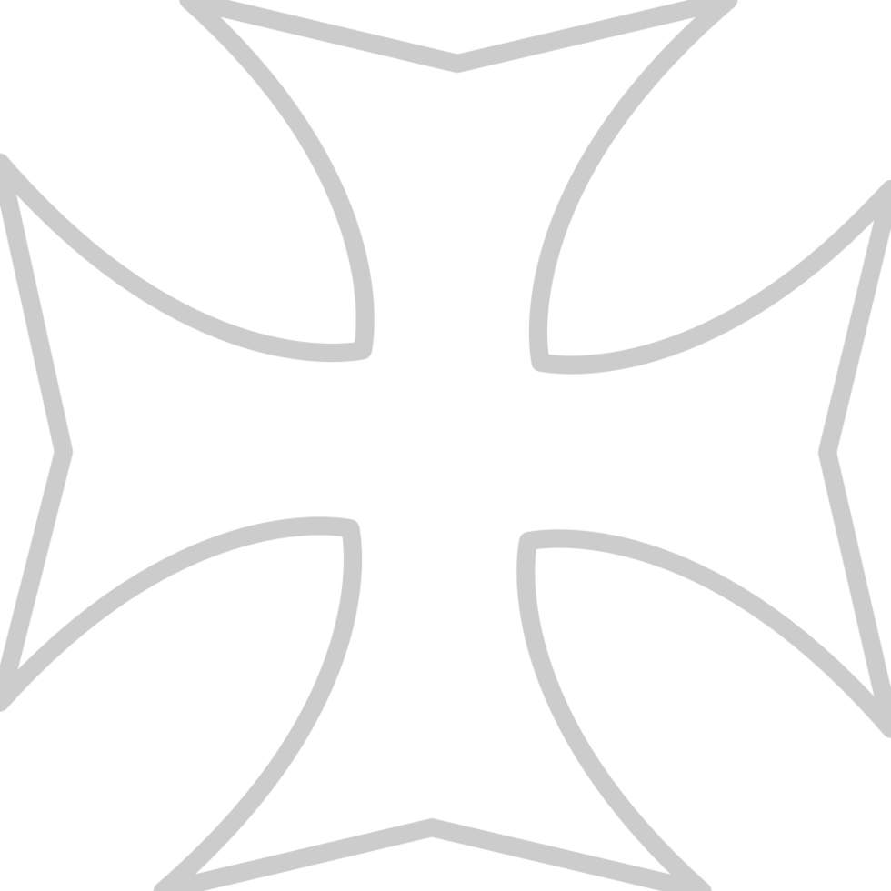 Cross outline vector