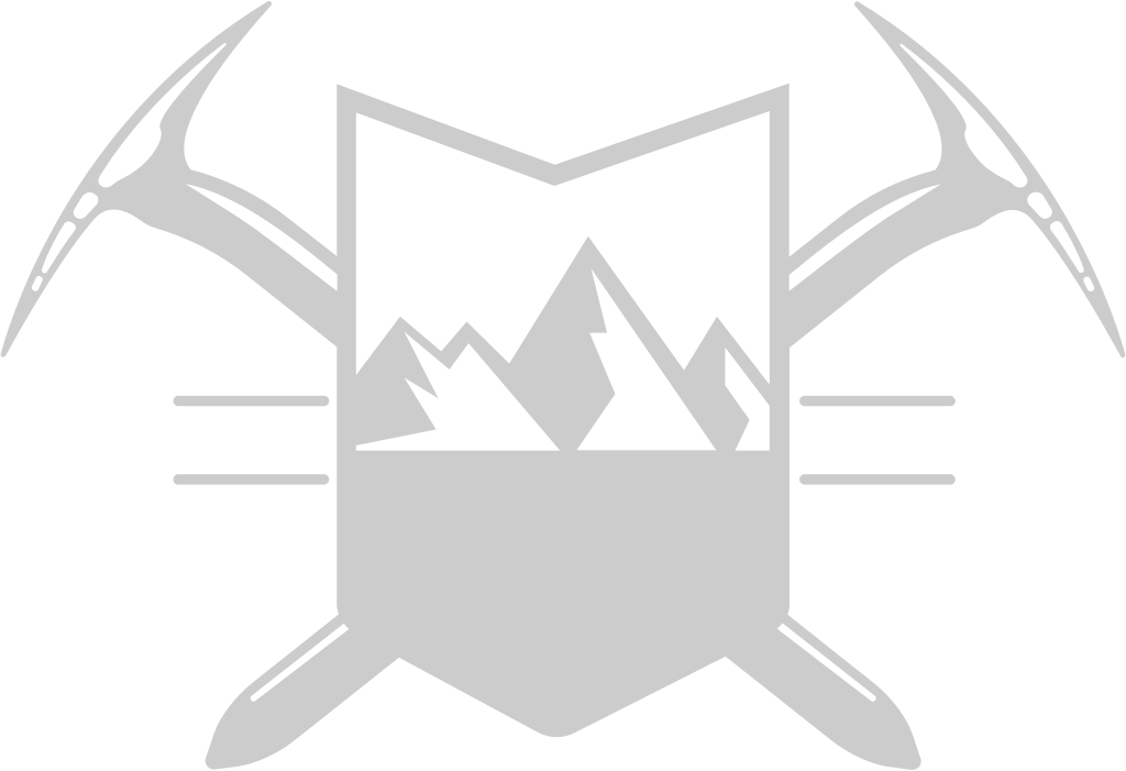 insignia de montaña vector