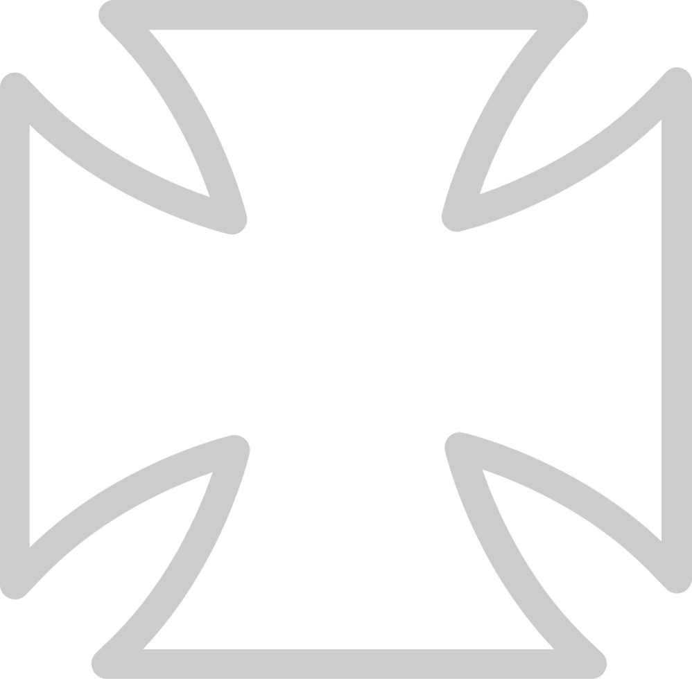 Maltese cross vector