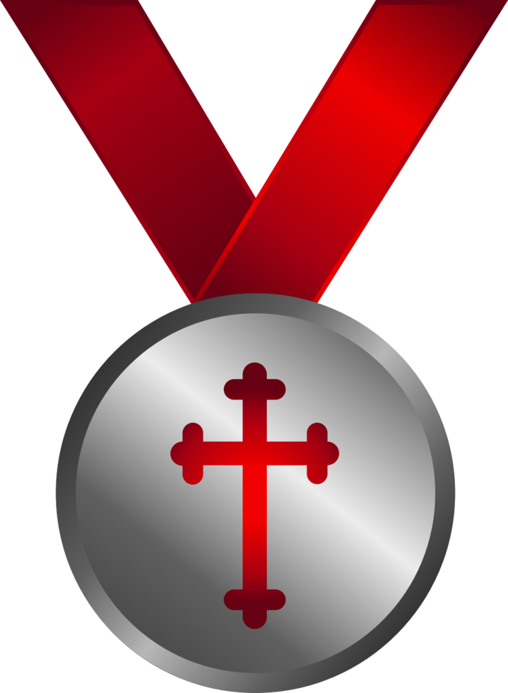 Maltese cross medal vector