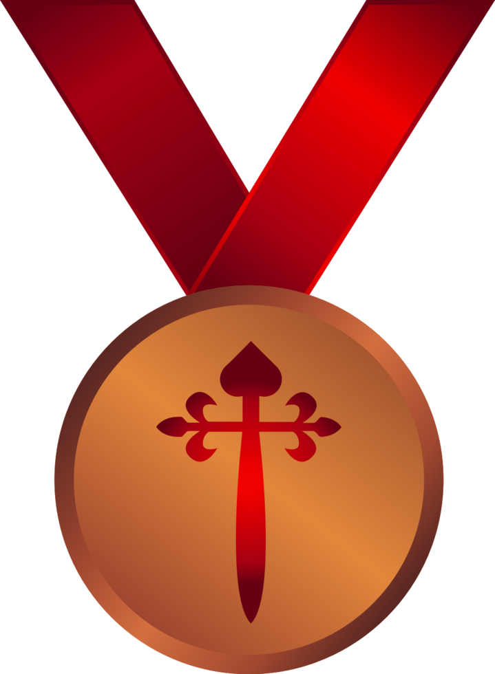 medalla de cruz maltesa vector