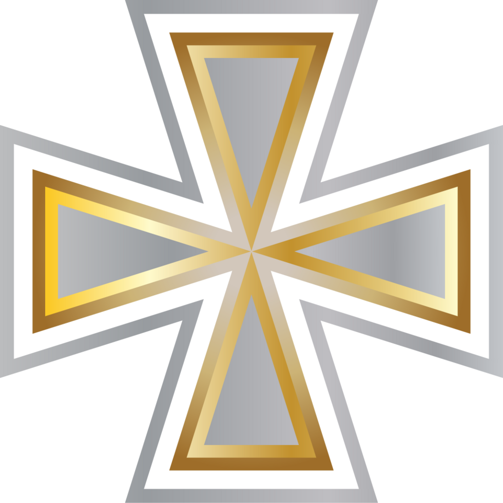 Maltese cross vector