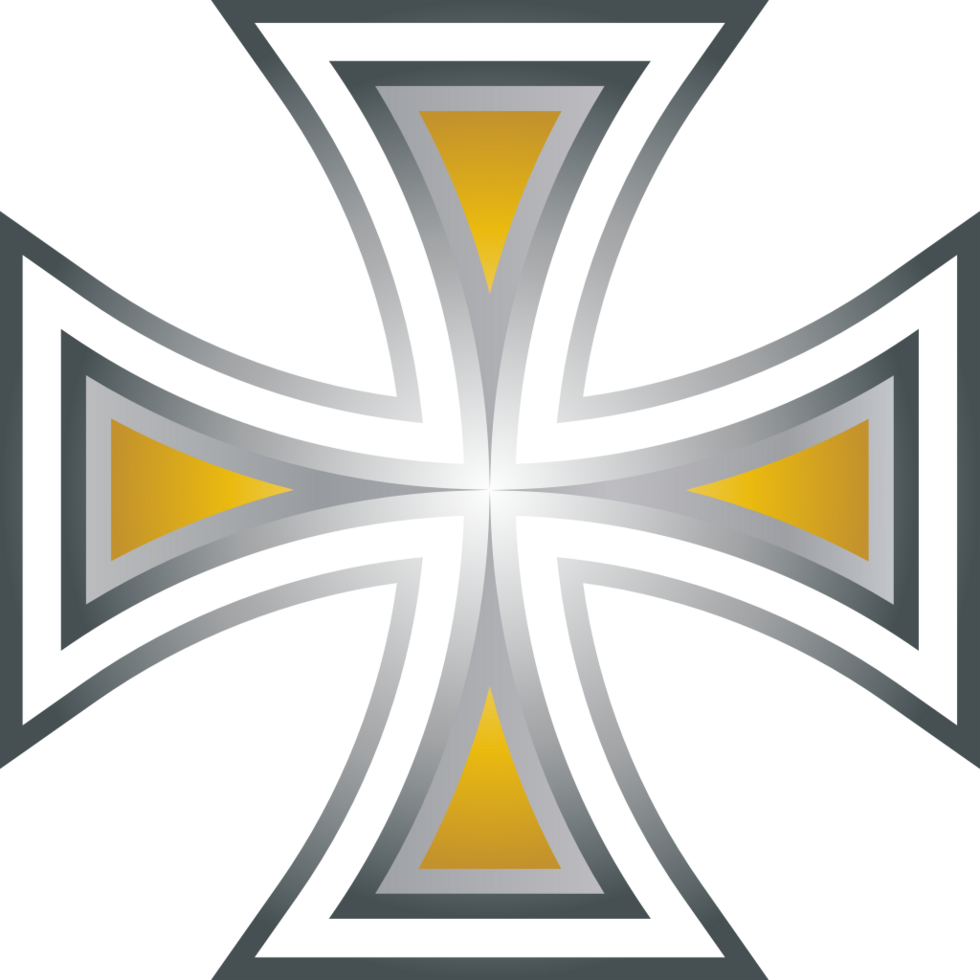 Maltese cross vector