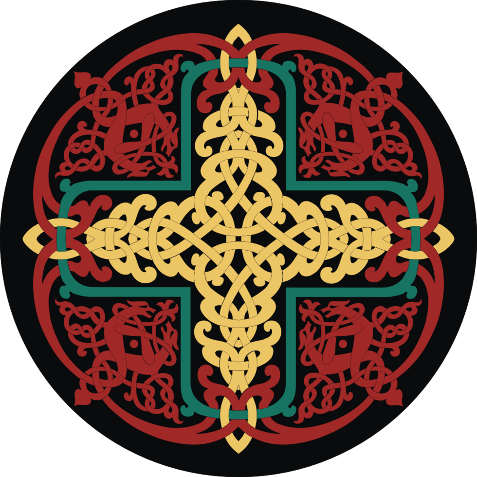 Russian cross vector