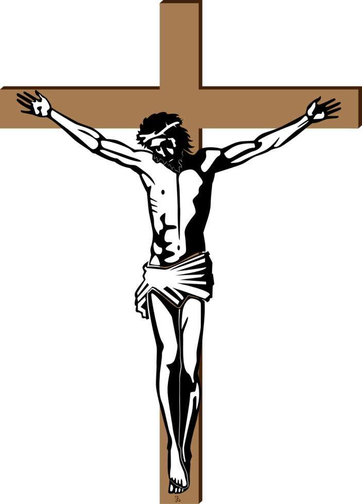 Jesus cross vector