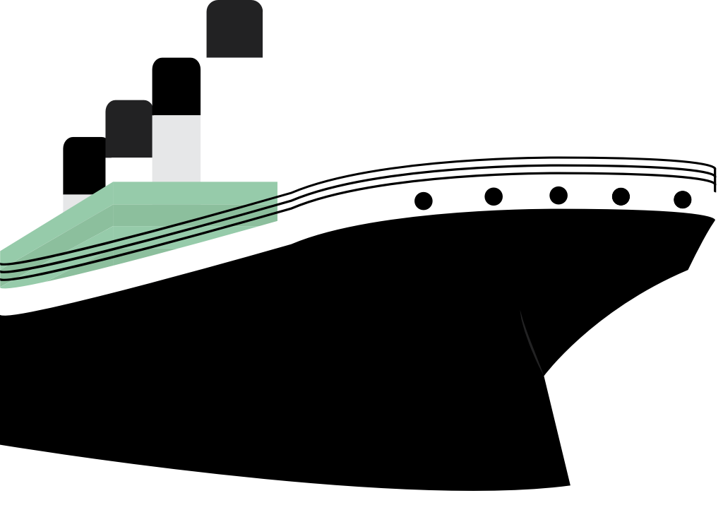 cruise ship vector