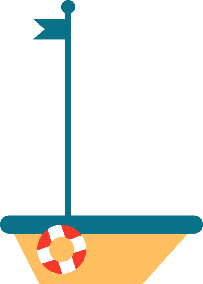 sailboat vector