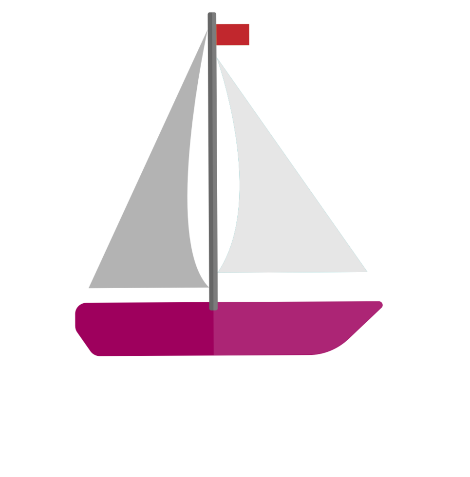 sailboat vector