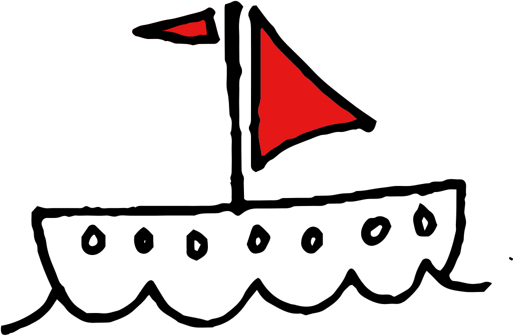 sailboat vector