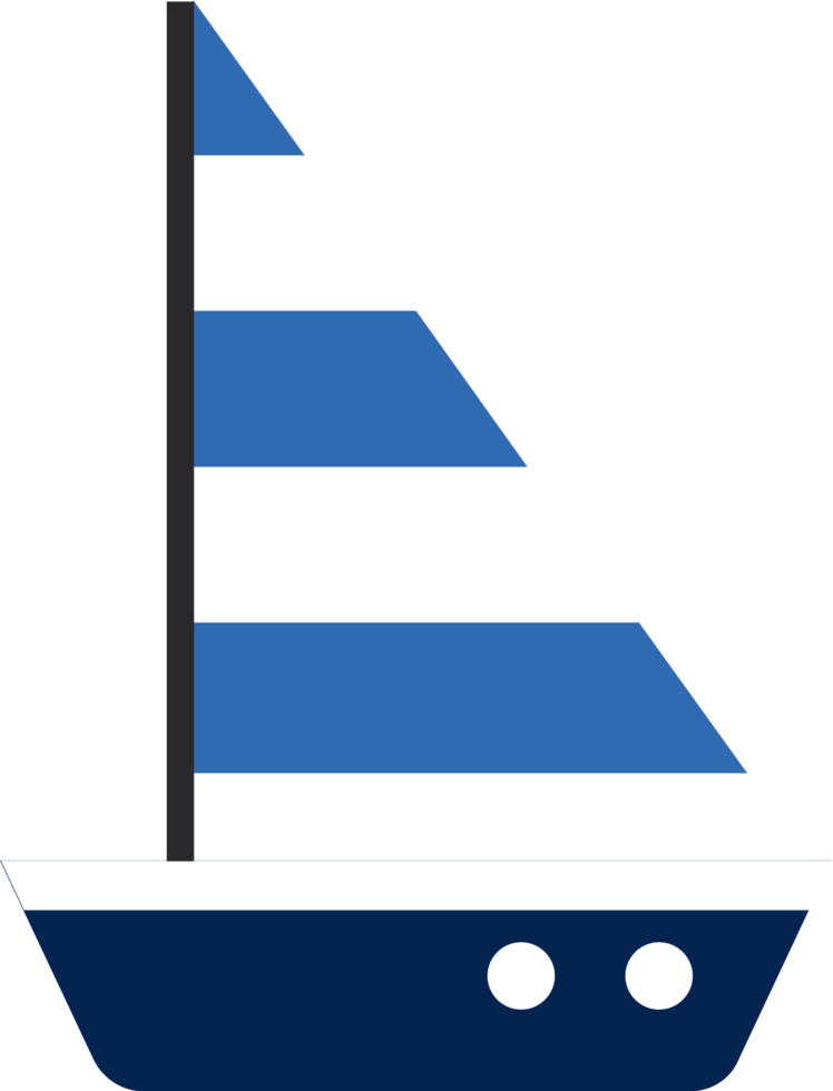 sailboat vector
