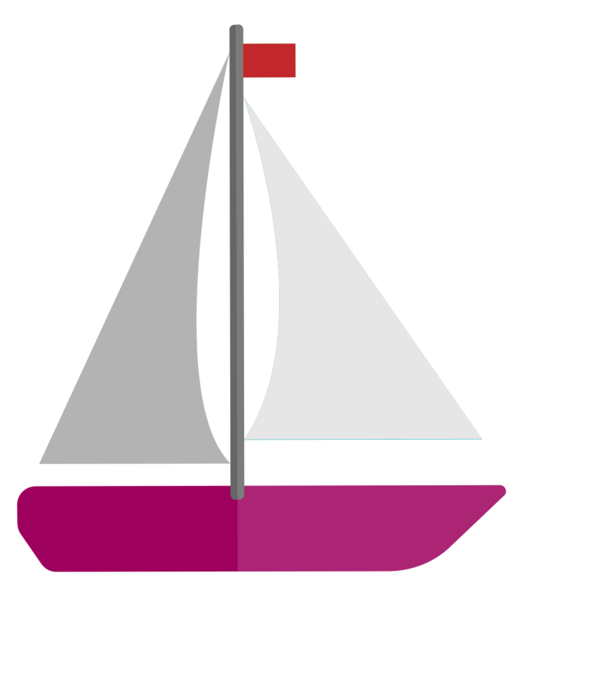 sailboat vector