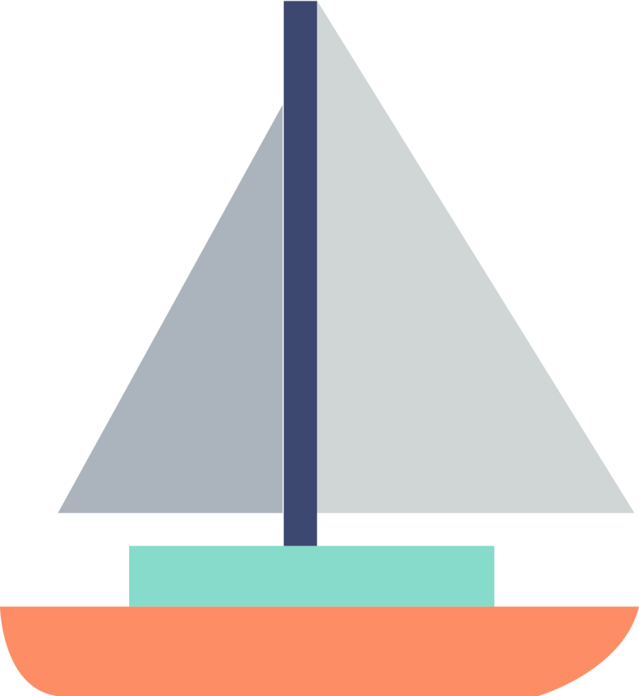 sailboat vector