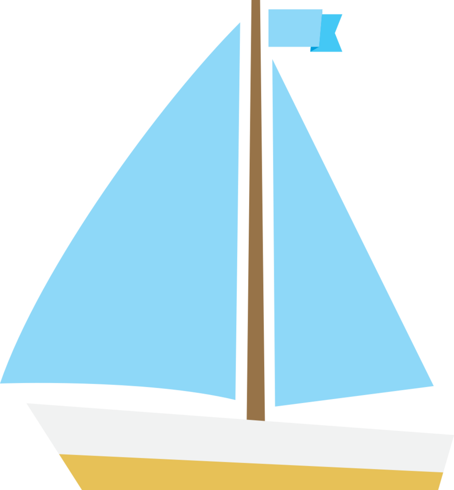 sailboat vector