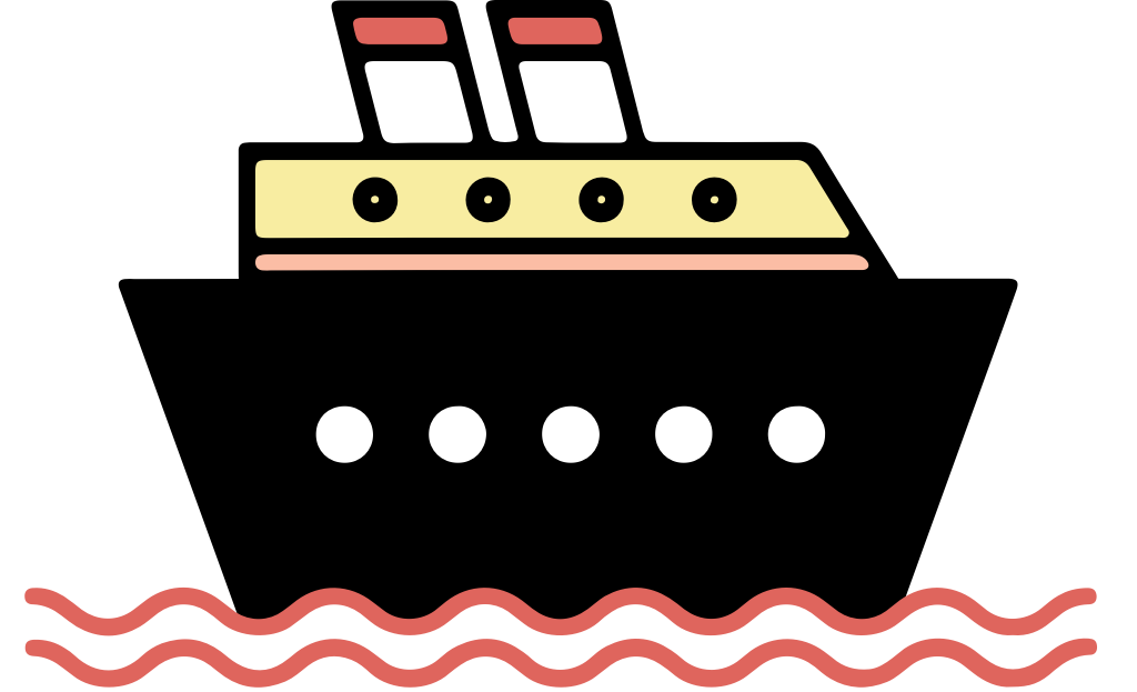 cruise line vector