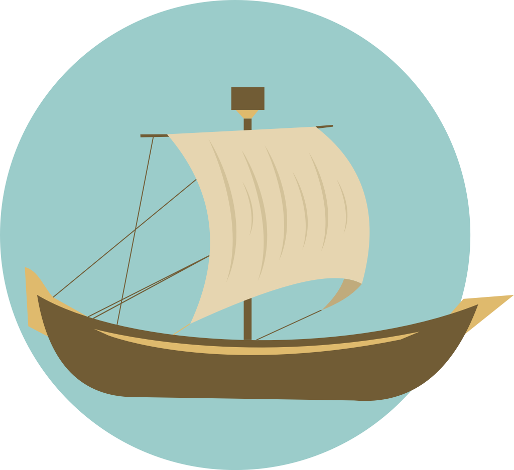 sailboat vector