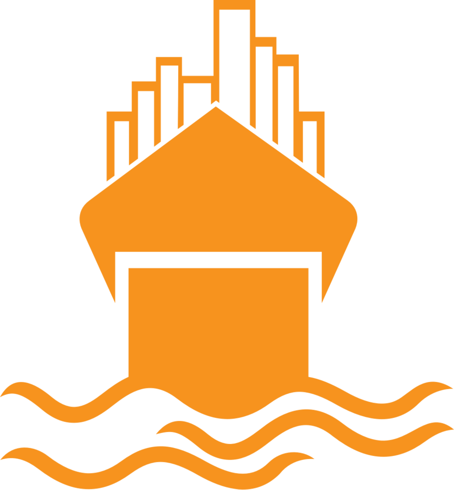 cruise ship vector