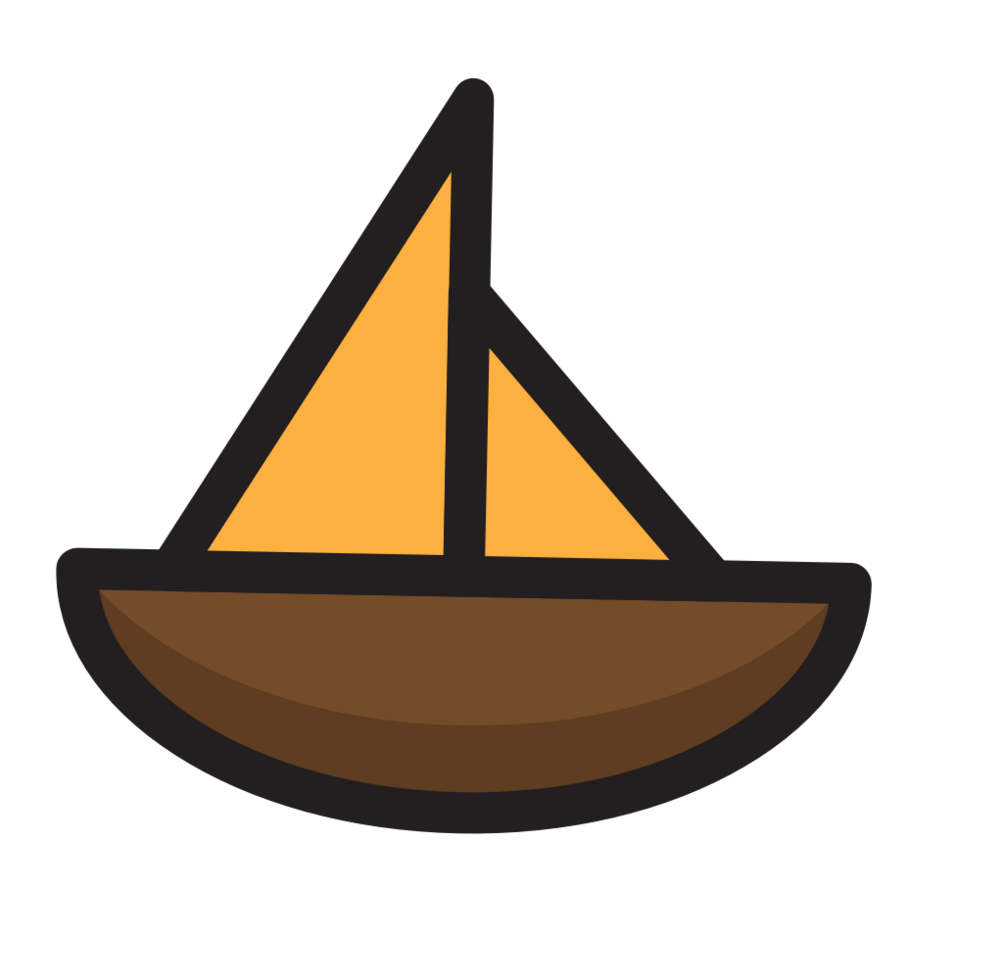 sailboat vector