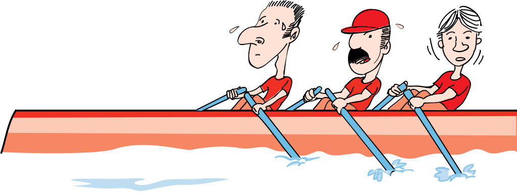 canoe sprint vector