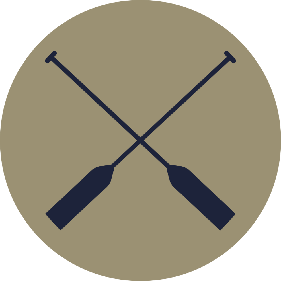 canoe paddle vector