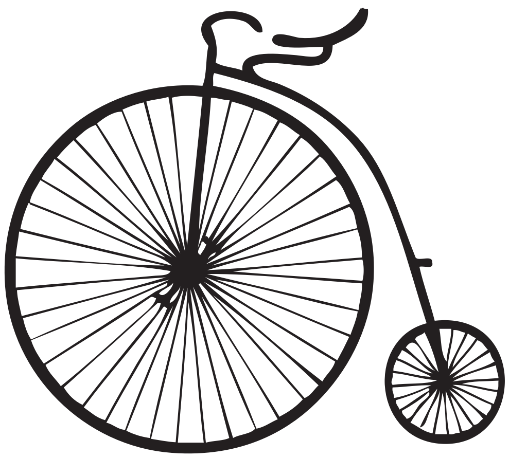 unique bicycle vector