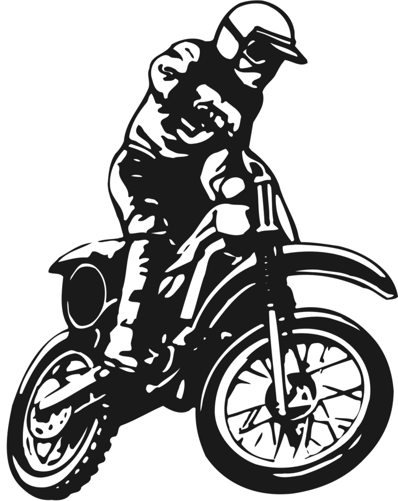 motocross vector