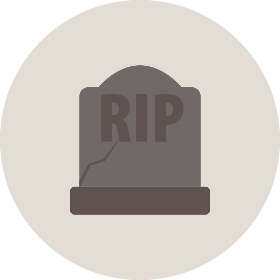 Death tomb stone vector