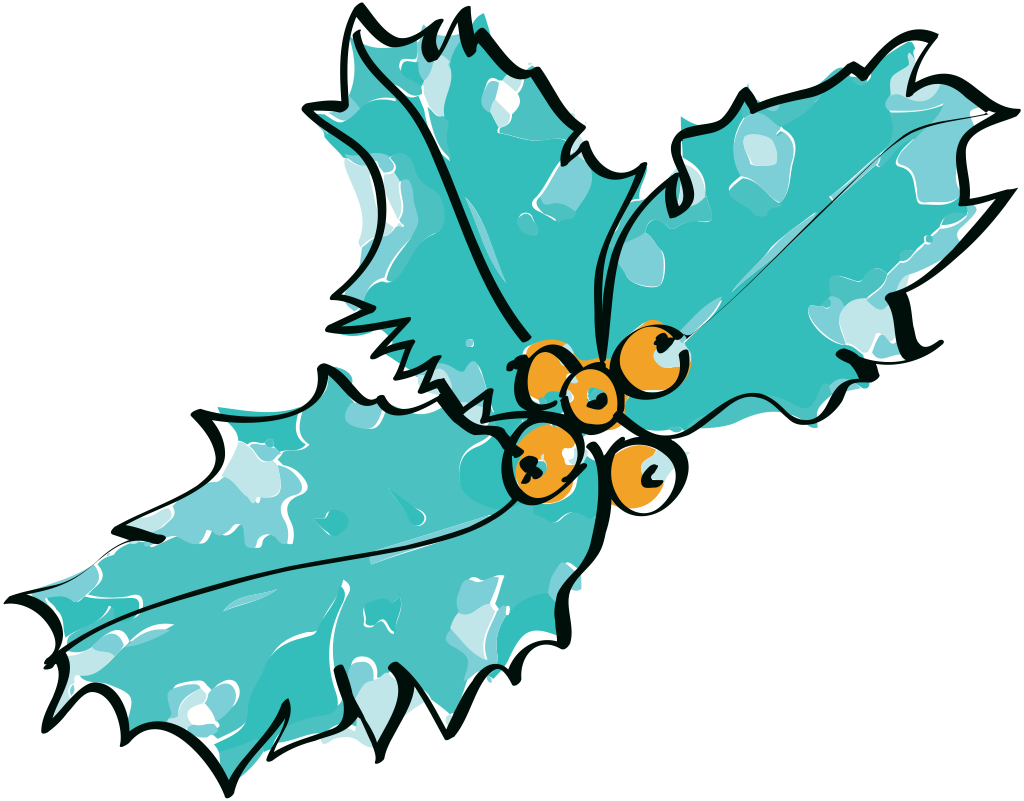 Christmas decoration sketch vector