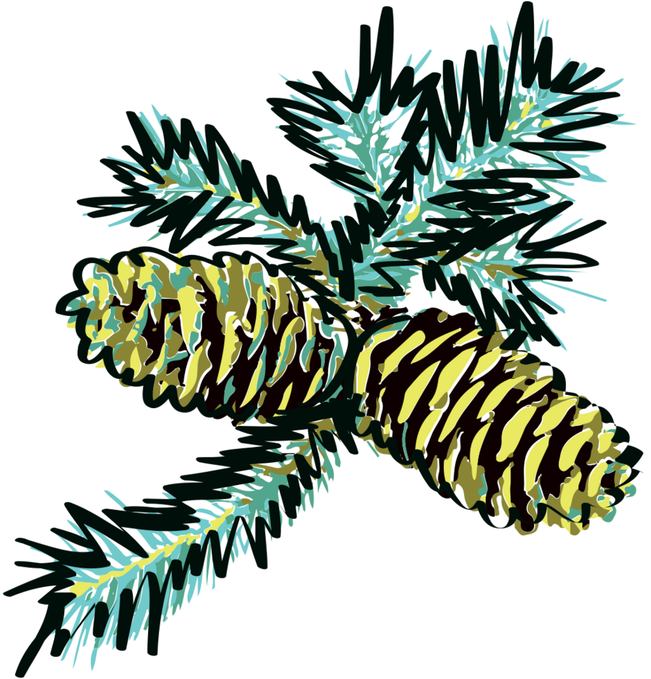 Christmas decoration sketch vector