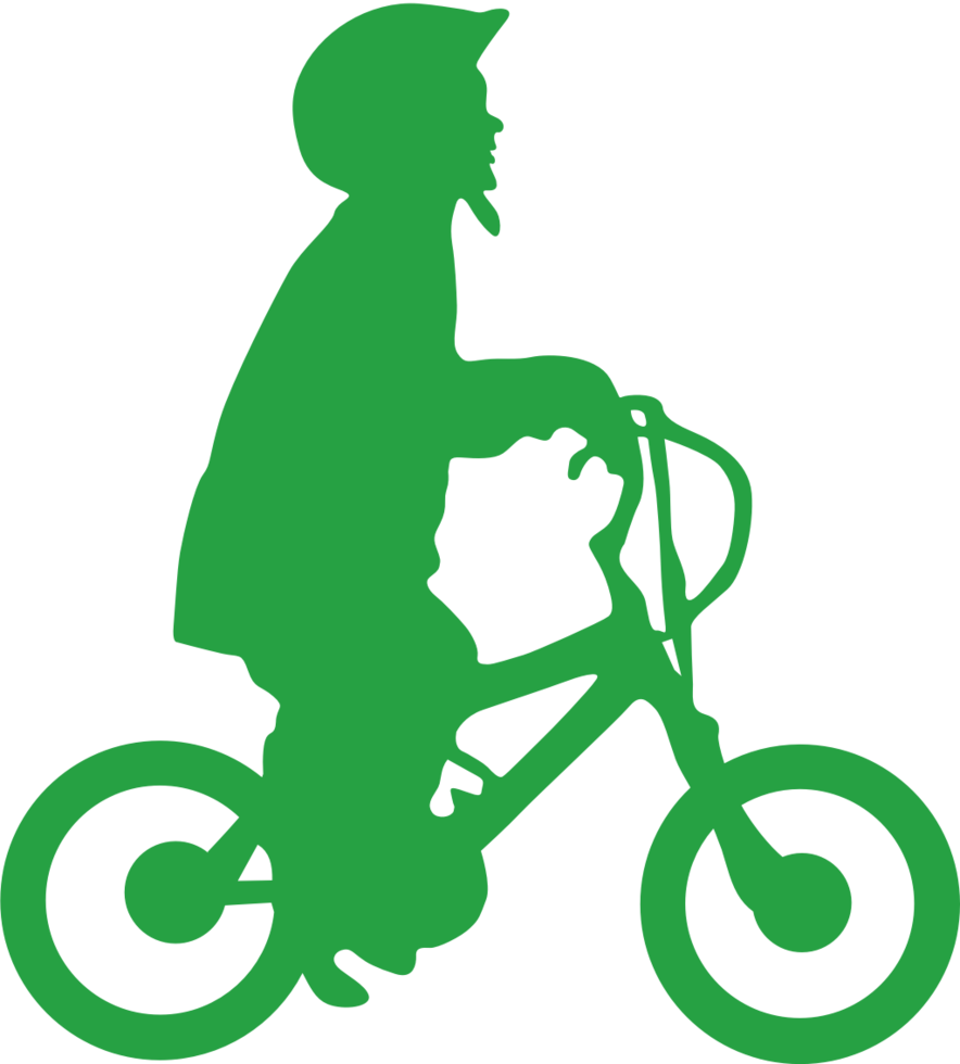 kid bicycle vector