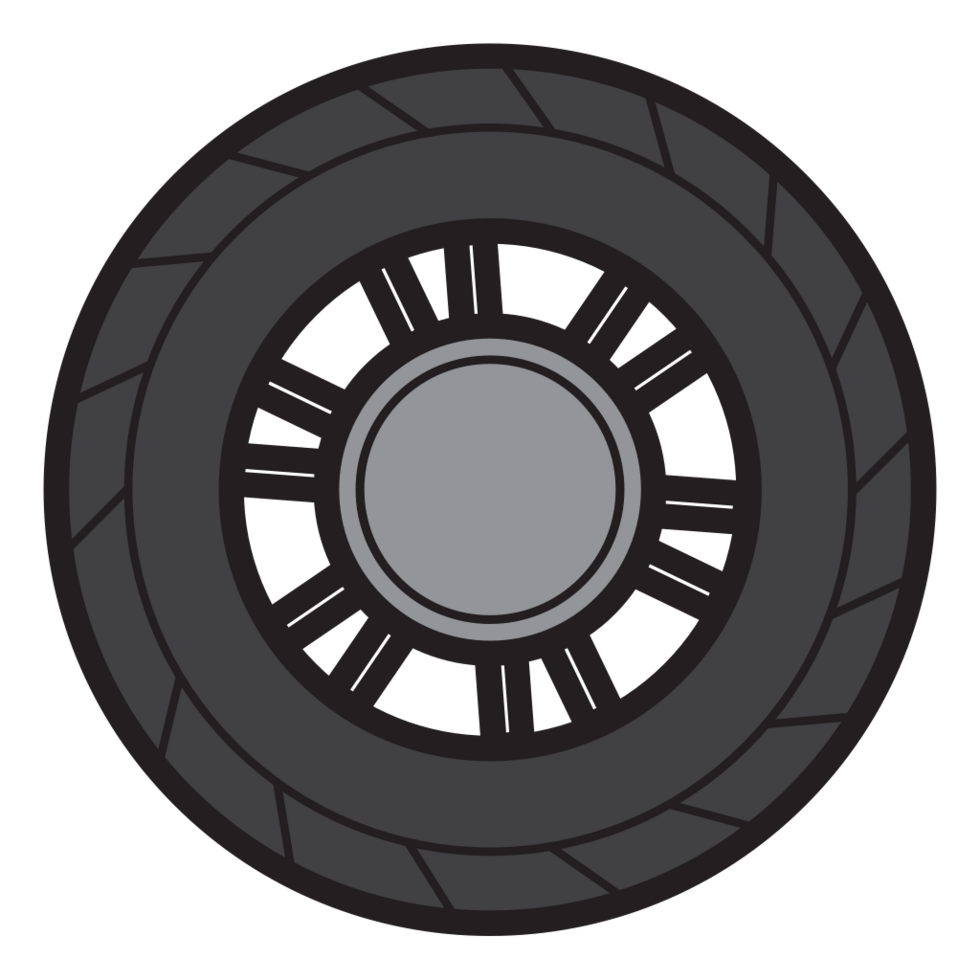 motorcycle wheel vector