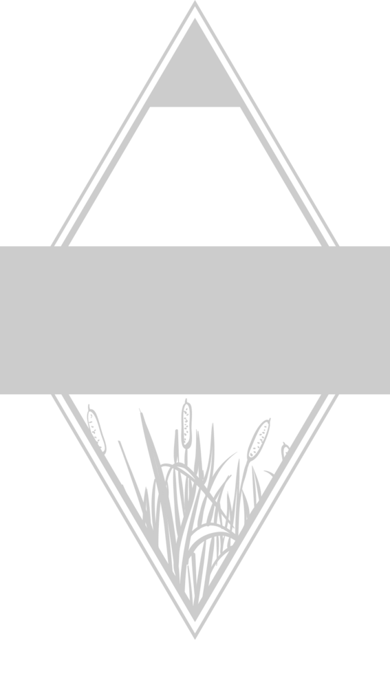 Cattails Badge vector